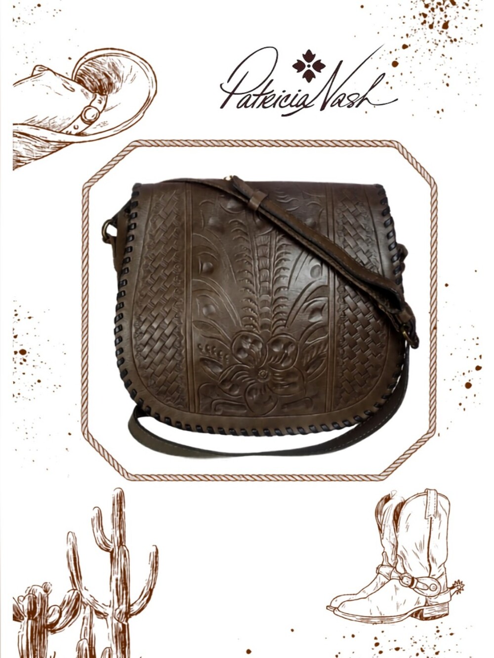 Patricia Nash Saddlebag GUC